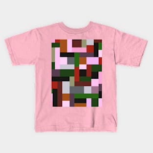 Geometric Pattern in Multi Colours Kids T-Shirt